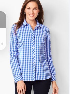 Vineyard Vines Relaxed Seabreeze Gingham Pocket Button-Up 12